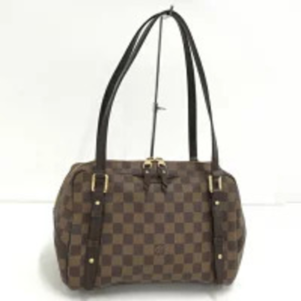LOUIS VUITTON Rivington Shoulder Bag Damier Ebene Brown